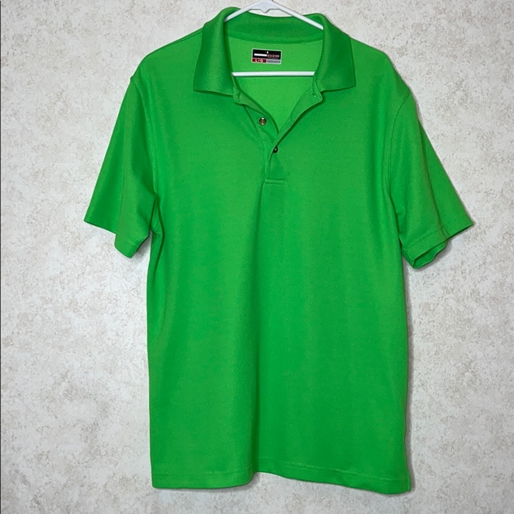Grand slam golf polo neon green shirt men’s
